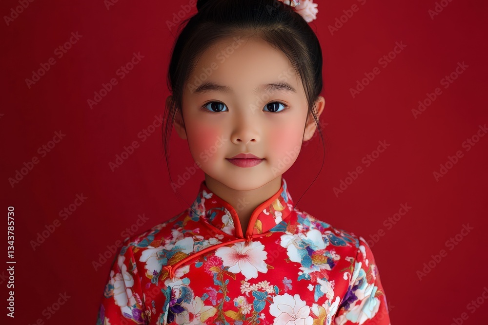 Elegant Portrait of a Young Girl Elegant Portrait of a Young Girl