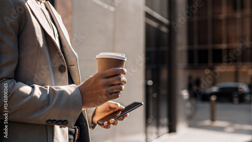 man holding a cup of coffee