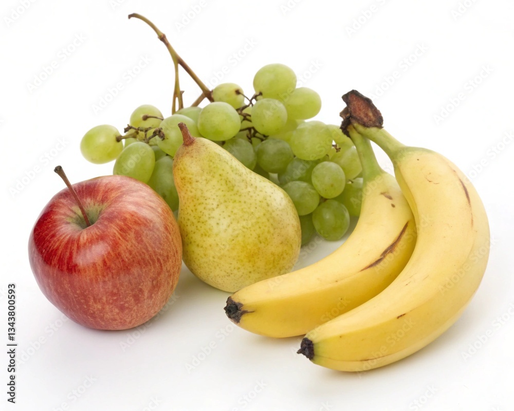 fruits and vegetables,apple,banana with another fruits realistic 4k resolution isolated on white background. fruits and vegetables,apple,banana with another fruits realistic 4k resolution isolated on white background.