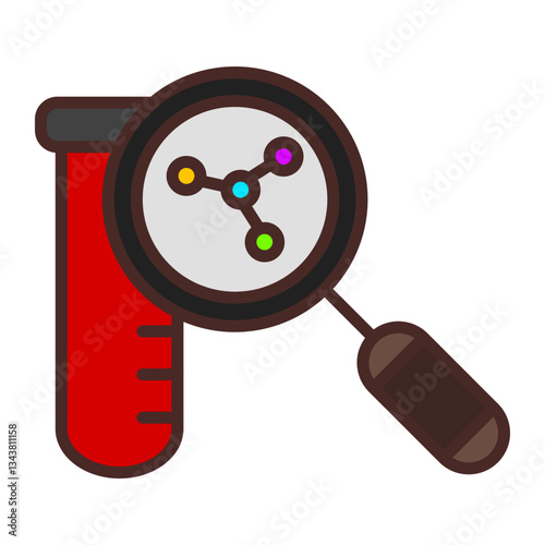 Search Analysis Icon Design