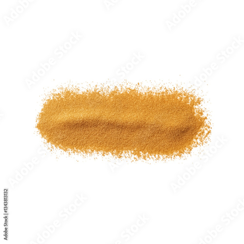 Obraz na płótnie Golden turmeric powder spread across a clean white surface in a bright kitchen setting w salonie
