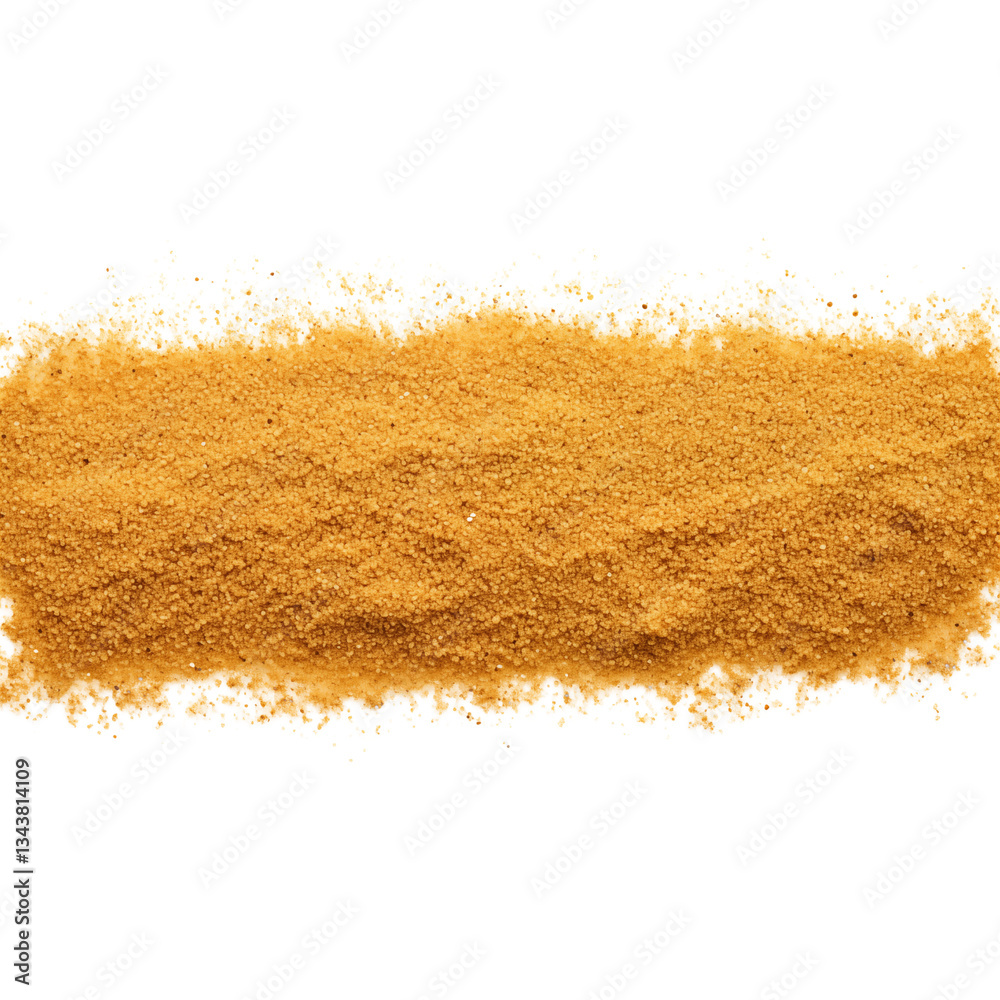 Golden turmeric powder spread across a flat surface for culinary use and health benefits