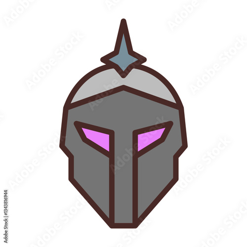 Armor Helmet Icon Design