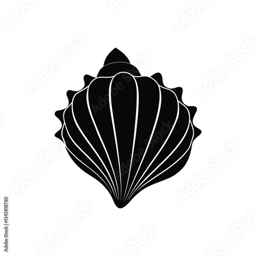 sea-shell silhouette art
