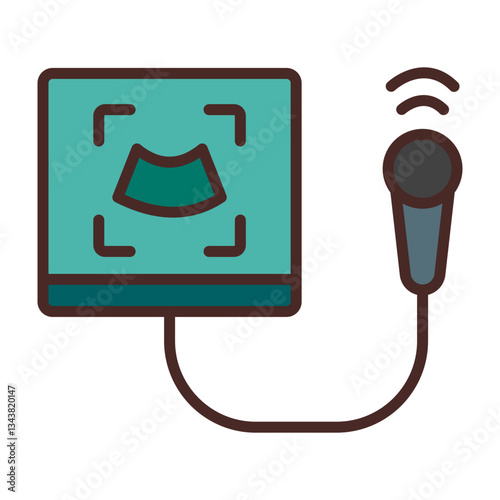 Ultrasonography Icon Design