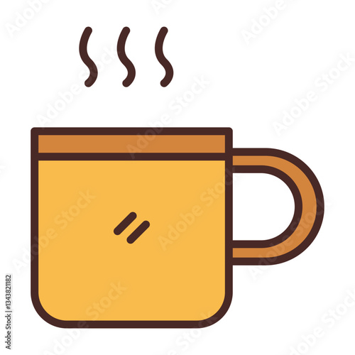 Hot Coffee Icon Design