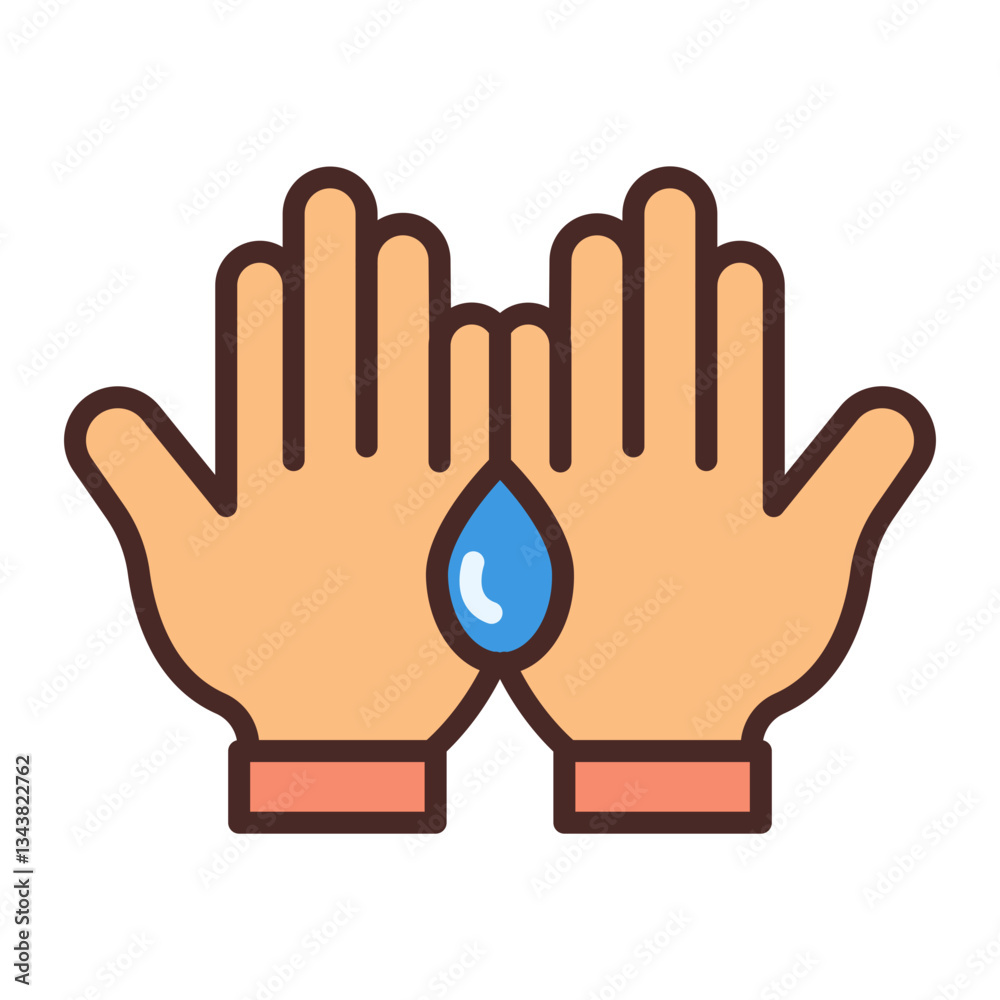 Fototapeta premium Clean Water Icon Design