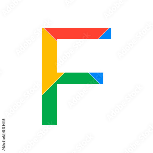 Letter F from the alphabet vector icons Free Download Letter F from the alphabet vector icons - GFXLoad