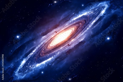 space galaxy in space