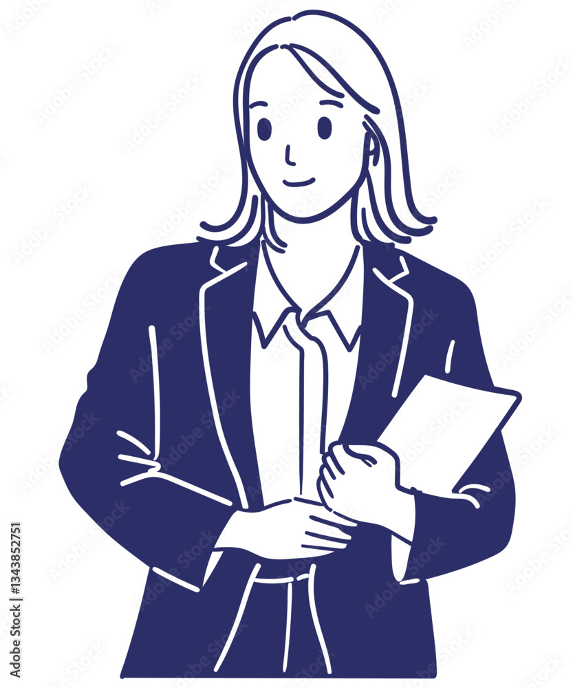 Vector art of woman drawing icon avatar profile illustration business female Vector art of woman drawing icon avatar profile illustration business female