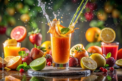 fresh fruit juice