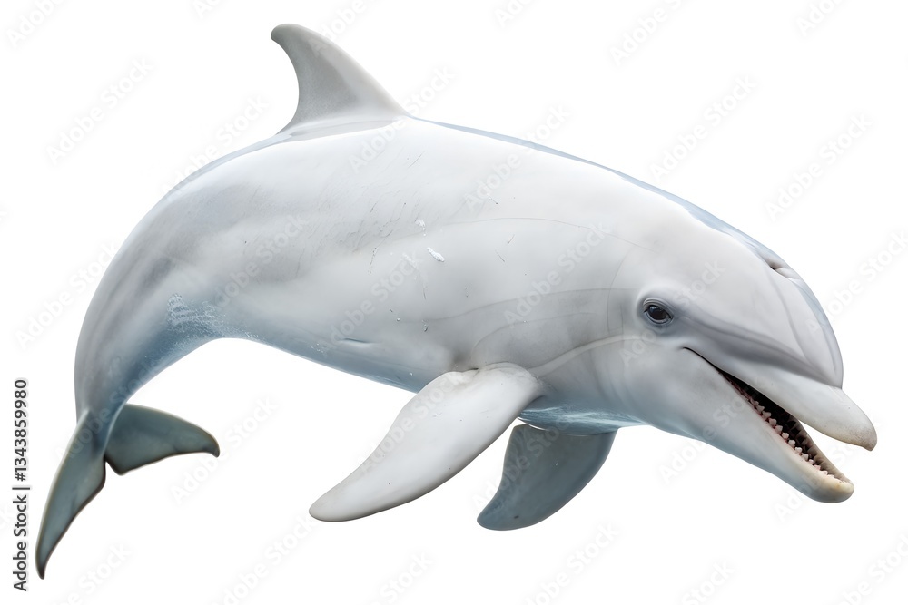 Obraz premium dolphin isolated on white