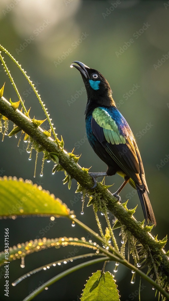 bird of Paradise tanager bird of Paradise tanager