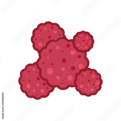 cancer cell spread. cancer disease concept