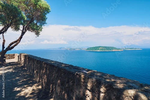 View of Ischia, from Aragonese Castel