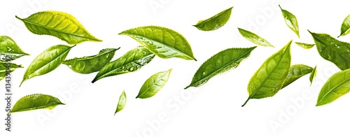 Fresh Tea Leaves Falling (4)