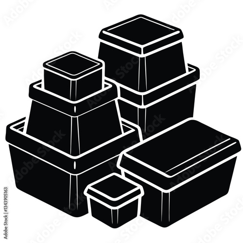 Realistic plastic food box Vector Illustration – High-Quality  Illustration, Editable Vector for Product Packaging
