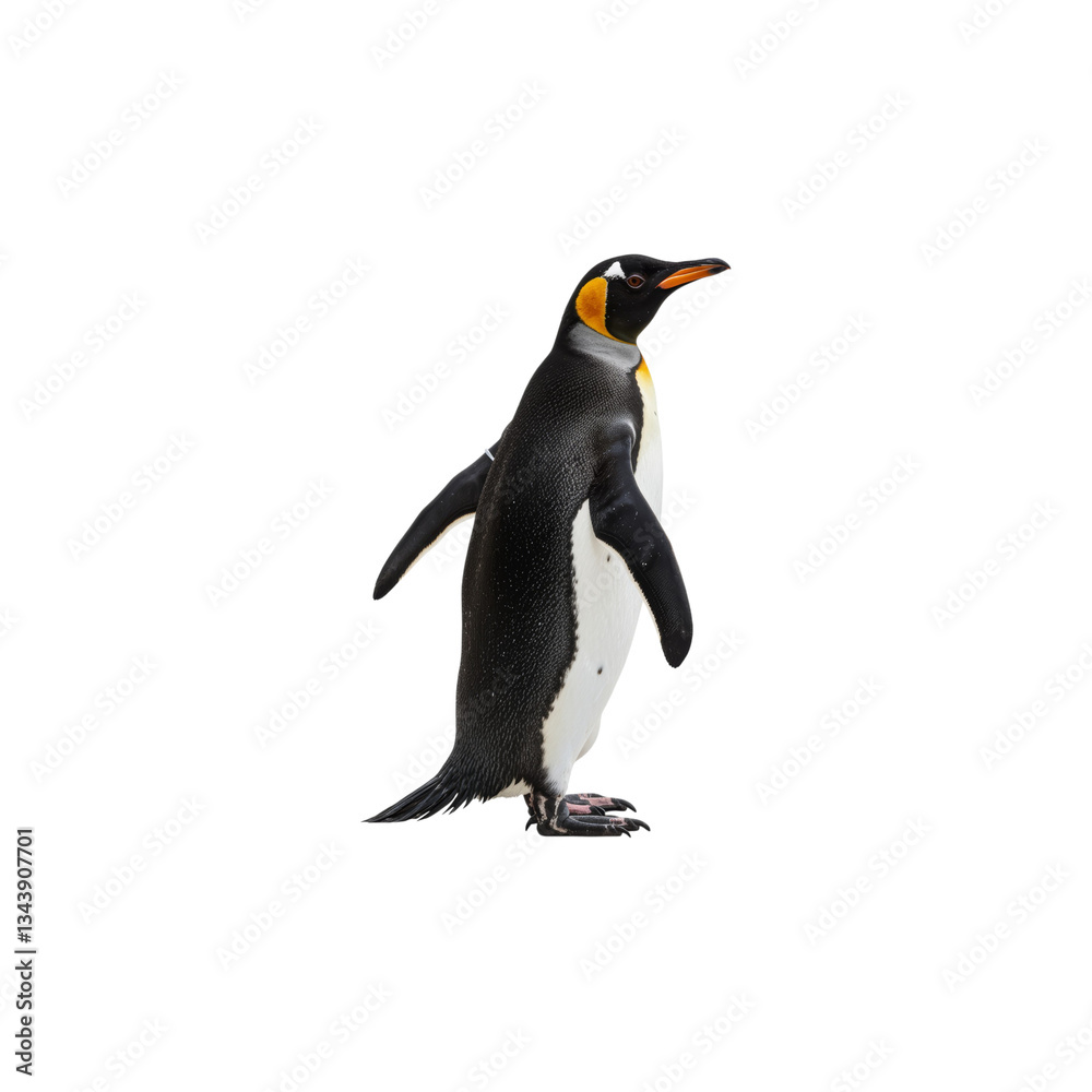 Naklejka premium penguin isolated on transparent background. Penguin png. Arctic animals
