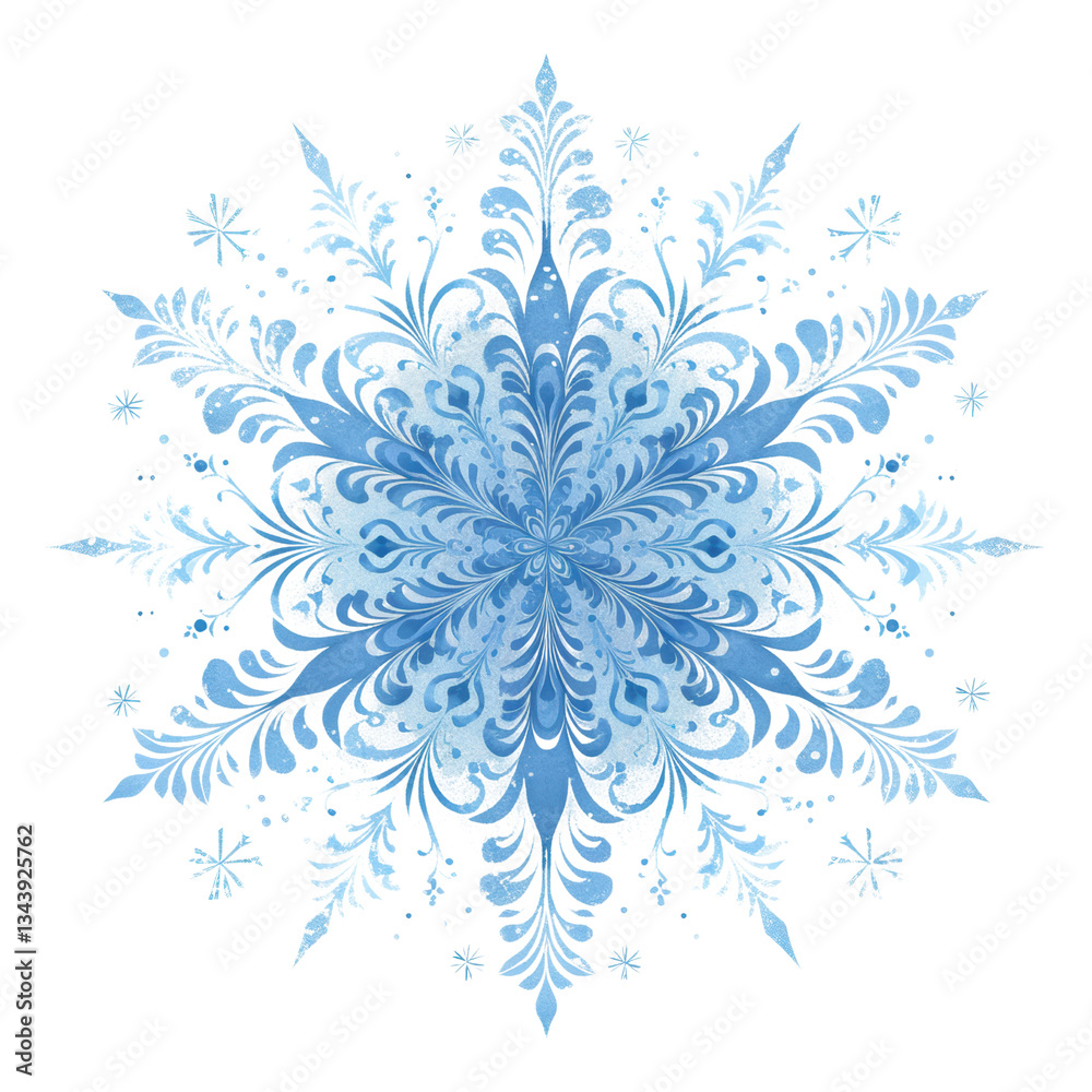 Intricate snowflake design digital art winter wonderland abstract aesthetics Intricate snowflake design digital art winter wonderland abstract aesthetics