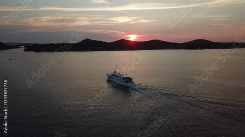 Tranquil Waters: A Sunset Escape Over the Adriatic