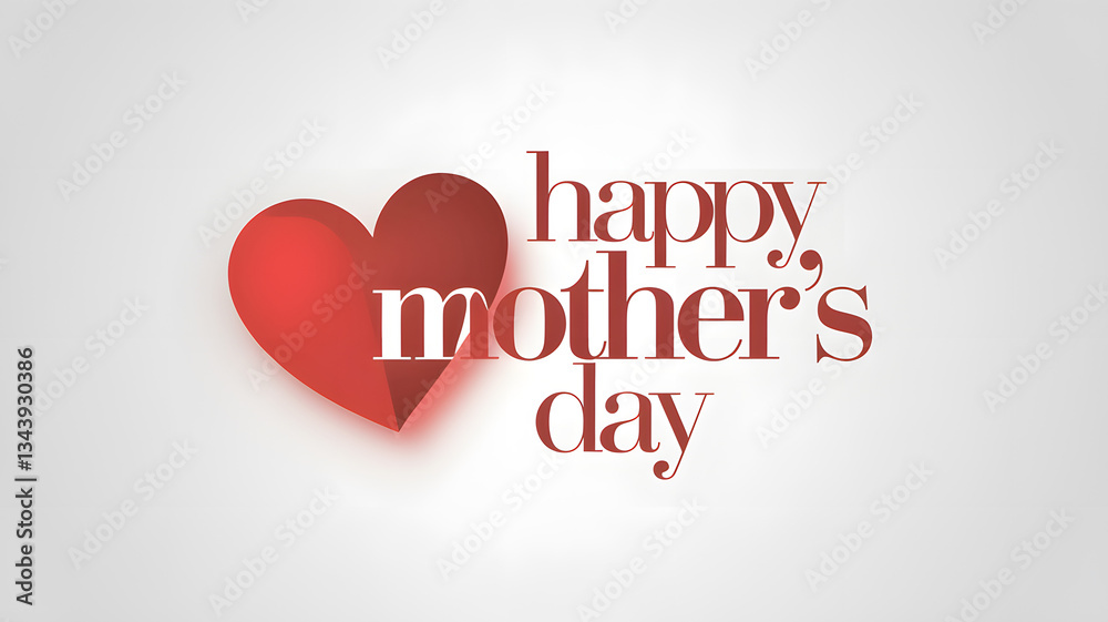 Minimalist Mother’s Day Celebration Background Minimalist Mother’s Day Celebration Background