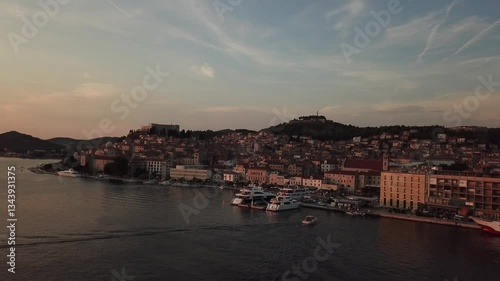 Golden Horizons: A Sunset Over the Adriatic