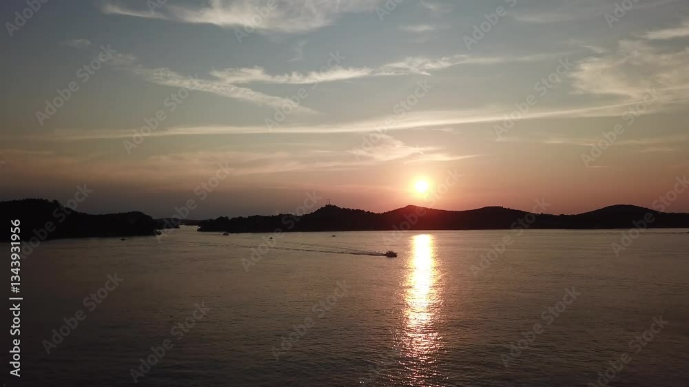Golden Horizons: A Sunset Over the Adriatic Golden Horizons: A Sunset Over the Adriatic