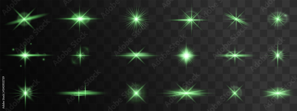 brilliant green glowing light effect with sparkling stars, radiant flares, and magical bursts. Perfect for celebrations, festive designs, fantasy visuals, and abstract luminous backgrounds. Vector brilliant green glowing light effect with sparkling stars, radiant flares, and magical bursts. Perfect for celebrations, festive designs, fantasy visuals, and abstract luminous backgrounds. Vector