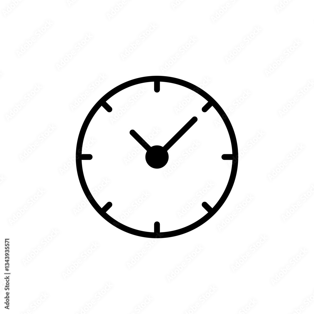Clock icon logo design. Time sign and symbol. watch icon Clock icon logo design. Time sign and symbol. watch icon