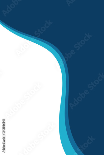 abstract blue wave background