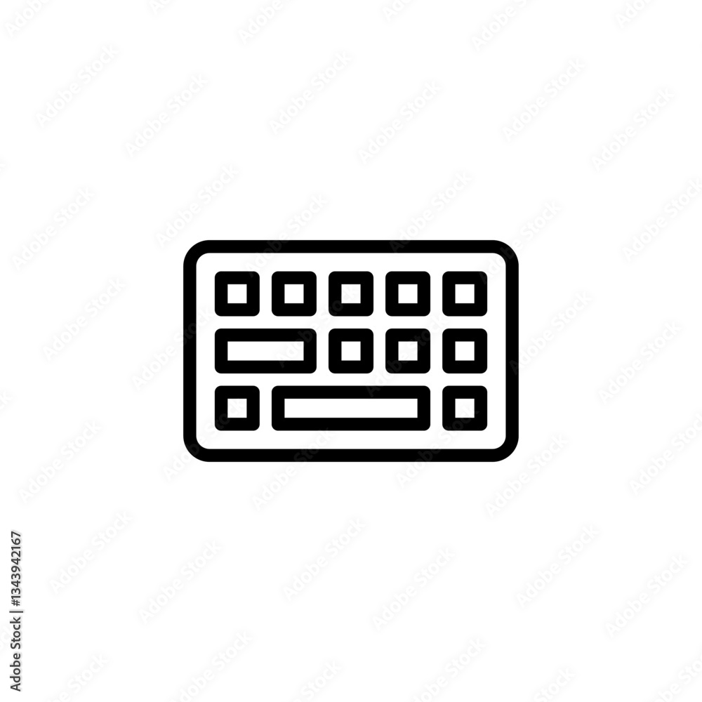 Keyboard icon logo design. keyboard sign and symbol Keyboard icon logo design. keyboard sign and symbol