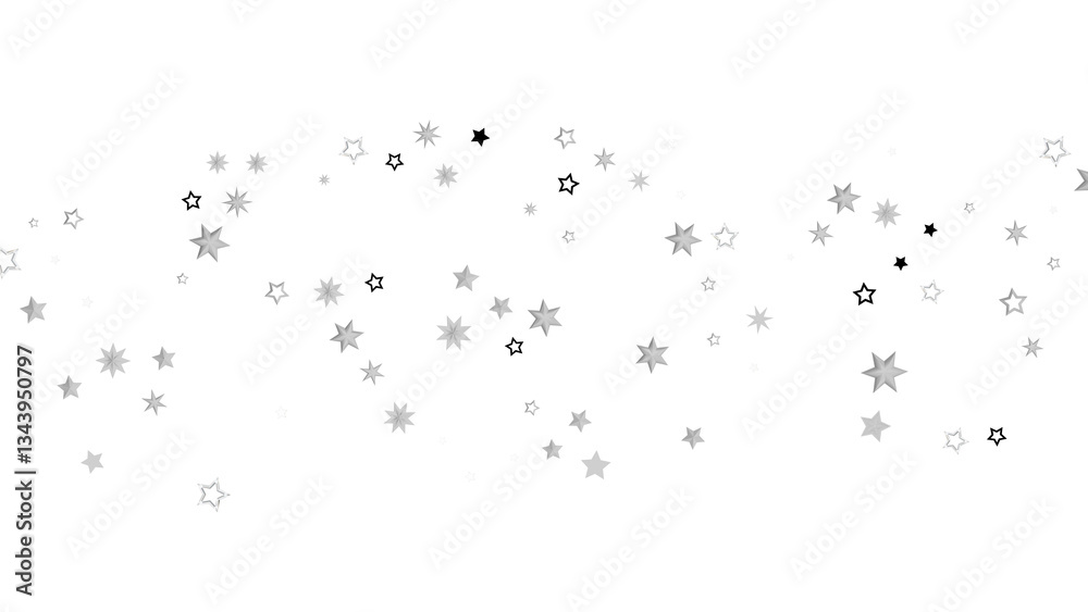 Obraz premium A close-up of a starry night sky, with bright, sparkling stars shining against the dark background.