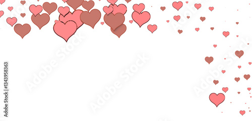 3d hearts