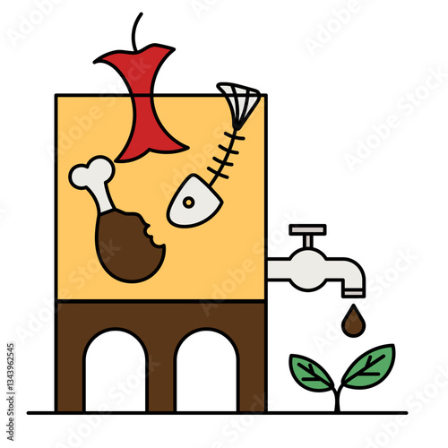 Composting liquid fertilizer