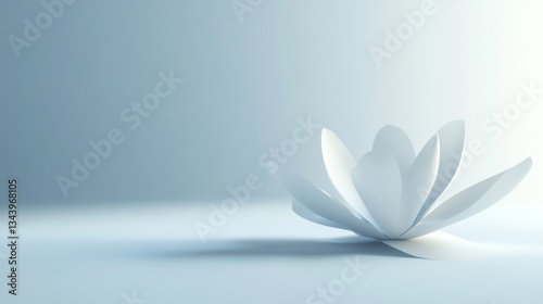 Abstract business concept symbolizing simplicity and clarity in modern strategy