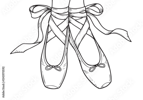 Stylish Girl’s Shoes – A Fun and Fashionable Coloring Book Page
