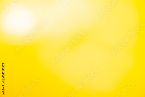 Abstract yellow color nature gradient blurred and flash light background. Summer banner. Digital Grain Noise Texture overlay. Multicolor vintage retro design. Vibrant Texture