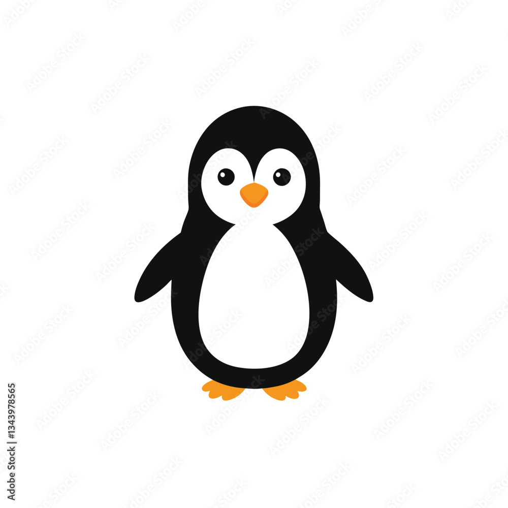 Fototapeta premium penguin on a white background