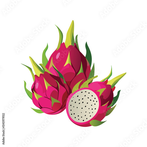 Dragon Fruit Close-Up
