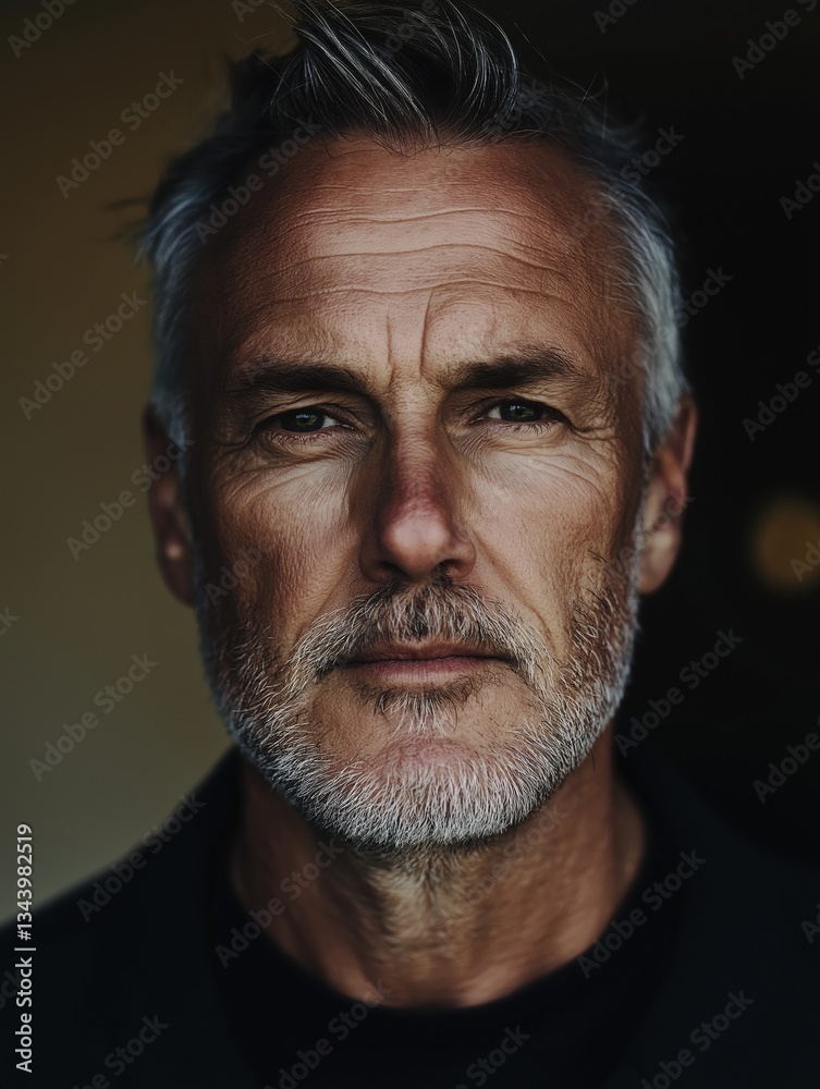 Close-up portrait of a middle-aged man's face. he appears to be in his late 50s or early 60s, with grey hair and a white beard. Close-up portrait of a middle-aged man's face. he appears to be in his late 50s or early 60s, with grey hair and a white beard.