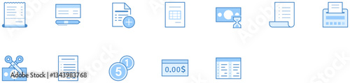 Set of Bill & Payment icons