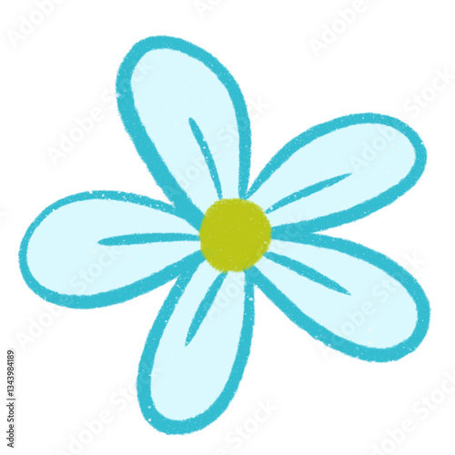 Blue flower 