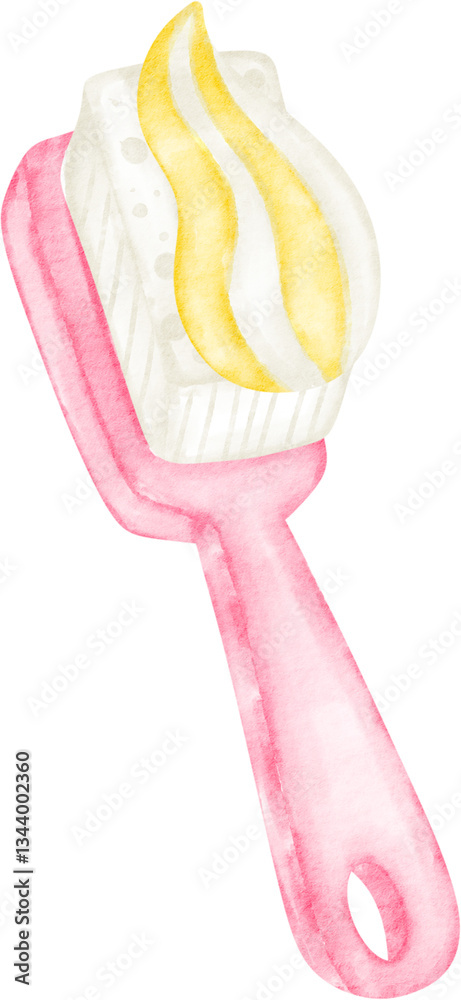 watercolor toothbrush watercolor toothbrush