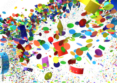 Colorful Confetti Explosion