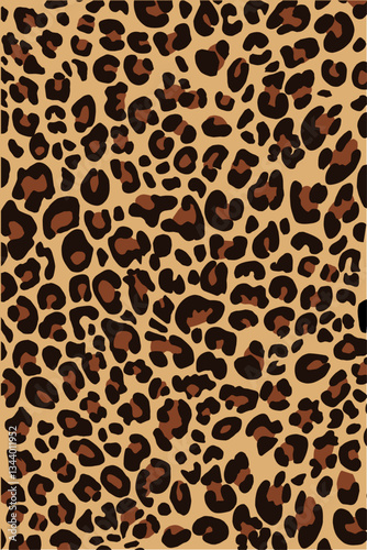 Black and light yellow leopard pattern as background
