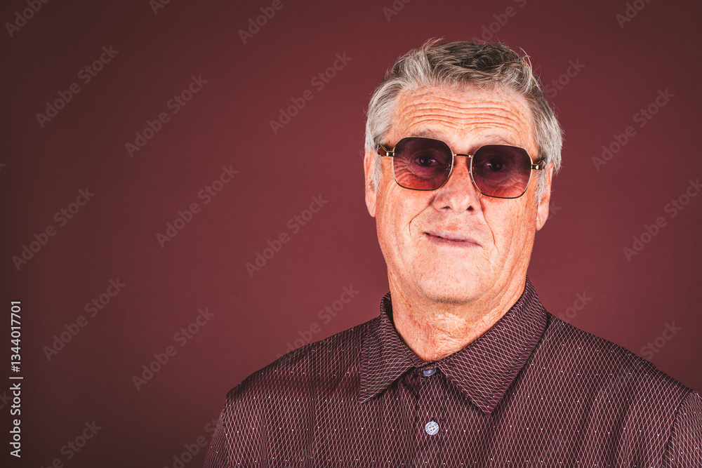 Fototapeta premium Mann mit Sonnenbrille
