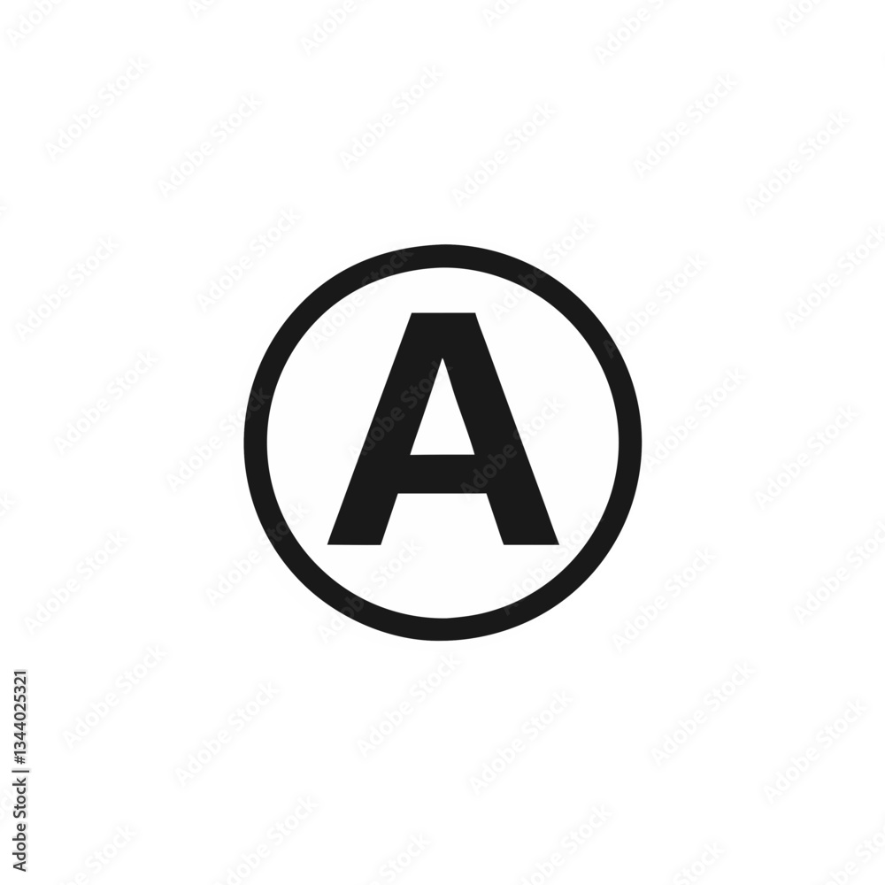 a capital letter a capital letter