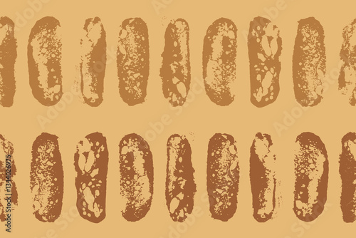 Vector bread pattern - bakery products background for banner, flyer and poster, label, packaging design - bakehouse frame, bakeshop border. Monochrome decoration.