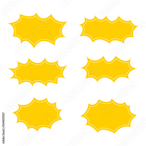 Set of Comic Speech Bubbles