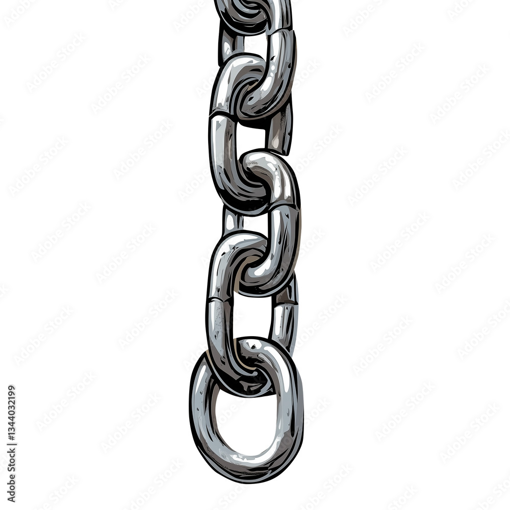 Obraz premium chain, Transparent background